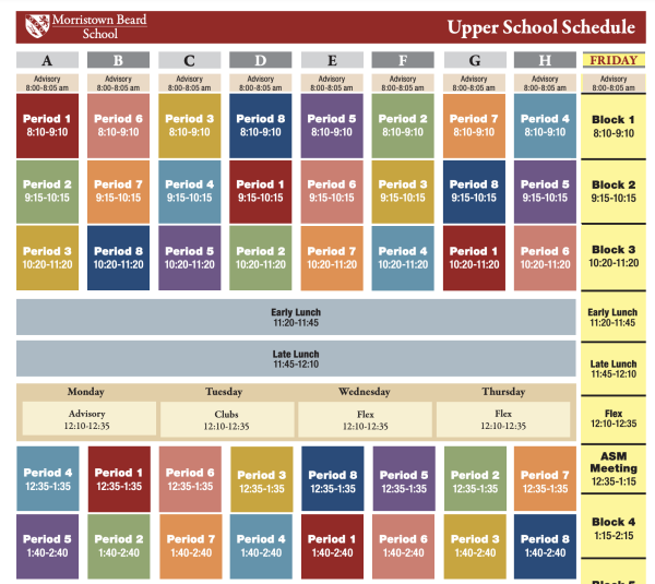 A New Routine: MBS’s Updated Schedule